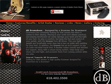 Tablet Screenshot of drumshoes.com